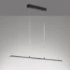 Lámpara Colgante LED Metz TW CCT Largo 120cm Negro