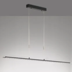Lámpara Colgante LED Metz TW CCT Largo 160cm Negro -Fischer & Honsel 4581892 4
