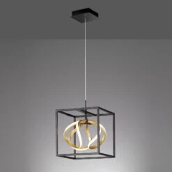 Lámpara Colgante LED Gesa Con Jaula Metálica 1 Luz 8 Lámpara Colgante LED Gesa Con Jaula Metálica 1 Luz -Fischer & Honsel 4581893 2