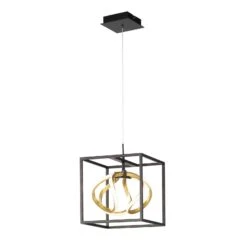 Lámpara Colgante LED Gesa Con Jaula Metálica 1 Luz 9 Lámpara Colgante LED Gesa Con Jaula Metálica 1 Luz -Fischer & Honsel 4581893 3