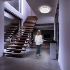 Plafón LED Jaso BS, Ø 39 Cm, Plata -Fischer & Honsel 4581906 3