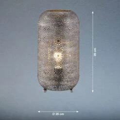 Lámpara De Mesa Velvet, Alto 39 Cm, Ø 25 Cm 5 Lámpara De Mesa Velvet, Alto 39 Cm, Ø 25 Cm -Fischer & Honsel 4581923 2