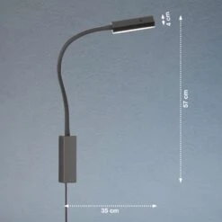 Aplique LED Raik Con Control Por Gestos, Negro -Fischer & Honsel 4581945 7