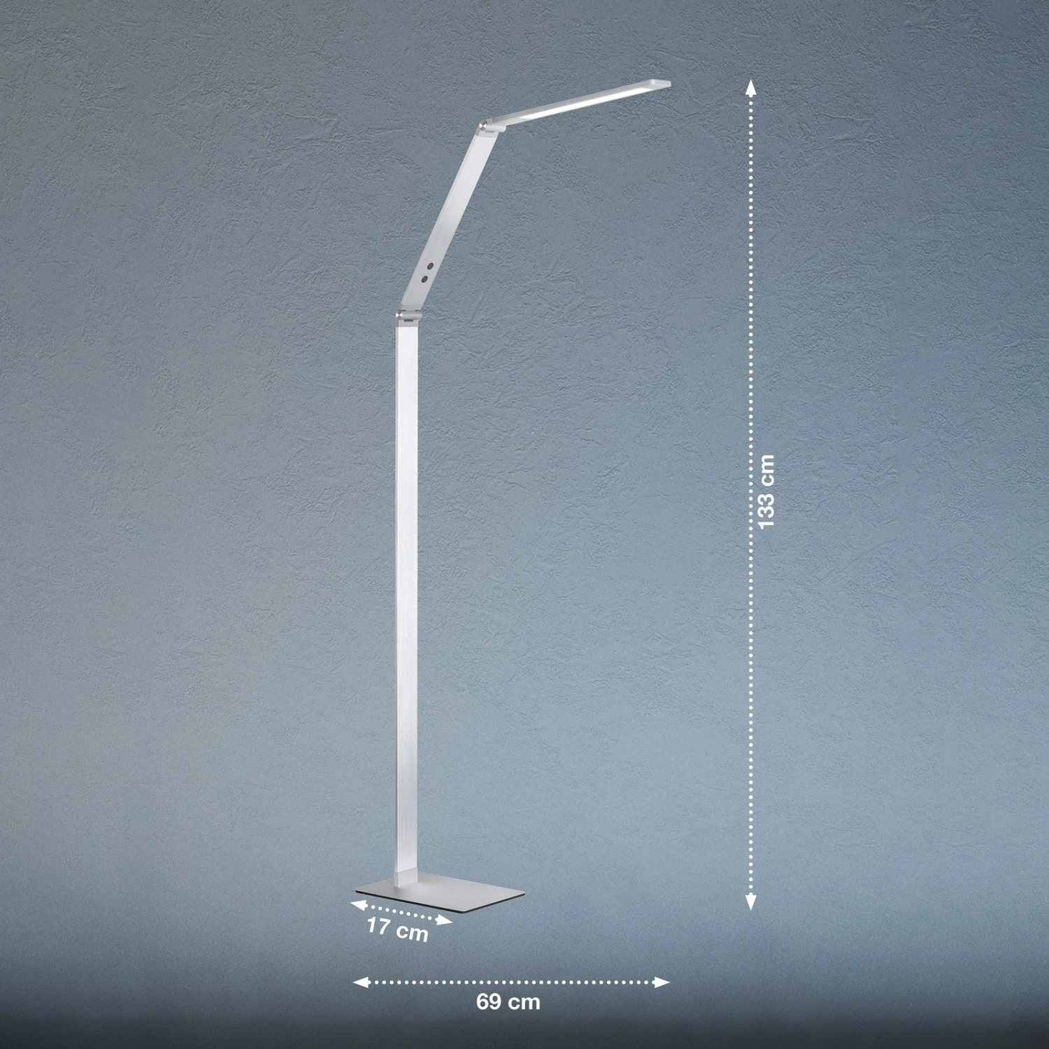 Lámpara De Pie LED Geri Dimmer Sensor CCT Aluminio 3 Lámpara De Pie LED Geri Dimmer Sensor CCT Aluminio - Imagen 3