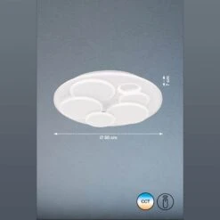 Plafón LED Dots, Tunable White, Atenuable -Fischer & Honsel 4581965 5