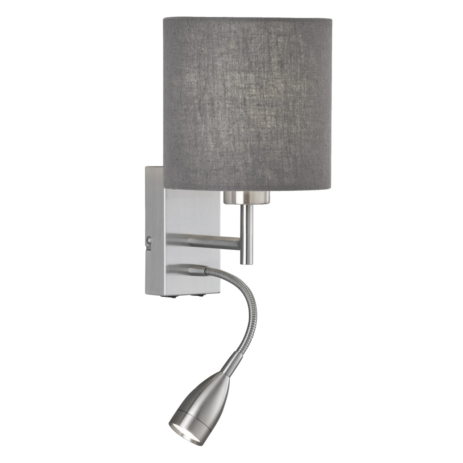 Aplique Dreamer Brazo De Lectura Níquel/lino Gris 1 Aplique Dreamer Brazo De Lectura Níquel/lino Gris