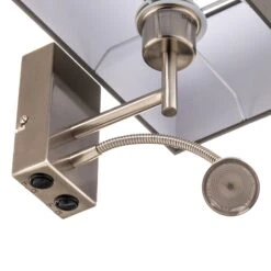 Aplique Dream, Brazo De Lectura LED, Gris/níquel -Fischer & Honsel 4581977 5