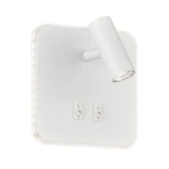 Aplique LED Mila Con 2 Interruptores, Blanco