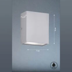 Aplique LED Para Exterior Denver, Plata 5 Aplique LED Para Exterior Denver, Plata -Fischer & Honsel 4581986 2