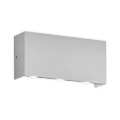 Fischer & Honsel 6 Aplique LED Para Exterior Nairobi, Plata