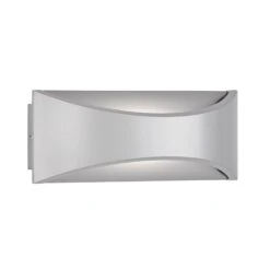 Aplique LED Para Exterior Rio Up/down, Plata