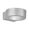 Aplique LED Para Exterior Torres, Redondo, Plata