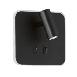 Aplique LED Mila Con 2 Interruptores, Negro Mate 7 Aplique LED Mila Con 2 Interruptores, Negro Mate -Fischer & Honsel 4581996 2