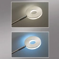 Lámpara LED De Pie Dent Brazo Lectura, CCT, Níquel 8 Lámpara LED De Pie Dent Brazo Lectura, CCT, Níquel -Fischer & Honsel 4582004 2