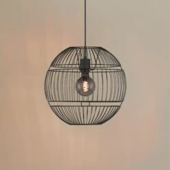 Lámpara Colgante Drops, Pantalla Metálica, 1 Luz 11 Lámpara Colgante Drops, Pantalla Metálica, 1 Luz -Fischer & Honsel 4582012 3