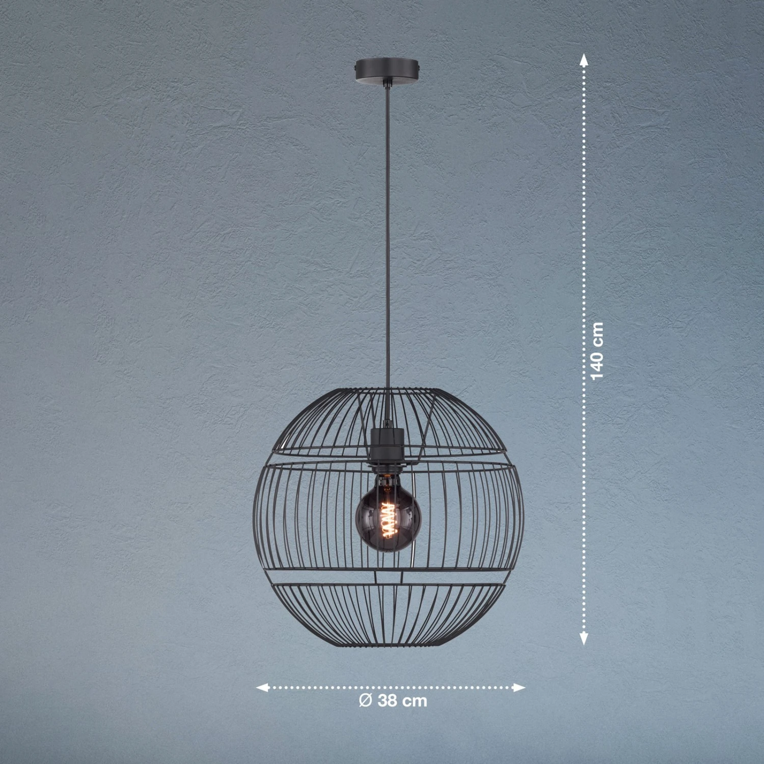 Lámpara Colgante Drops, Pantalla Metálica, 1 Luz 7 Lámpara Colgante Drops, Pantalla Metálica, 1 Luz - Imagen 7