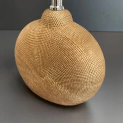 Lámpara De Mesa Foro, Oro/blanco, Altura 36 Cm -Fischer & Honsel 4582018 2