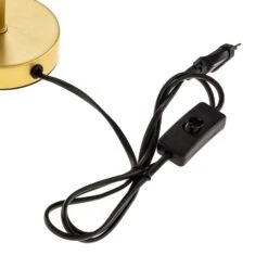 Lámpara De Mesa Aura, Pie Oro, Amarillo/oro 15 Lámpara De Mesa Aura, Pie Oro, Amarillo/oro -Fischer & Honsel 4582019 7