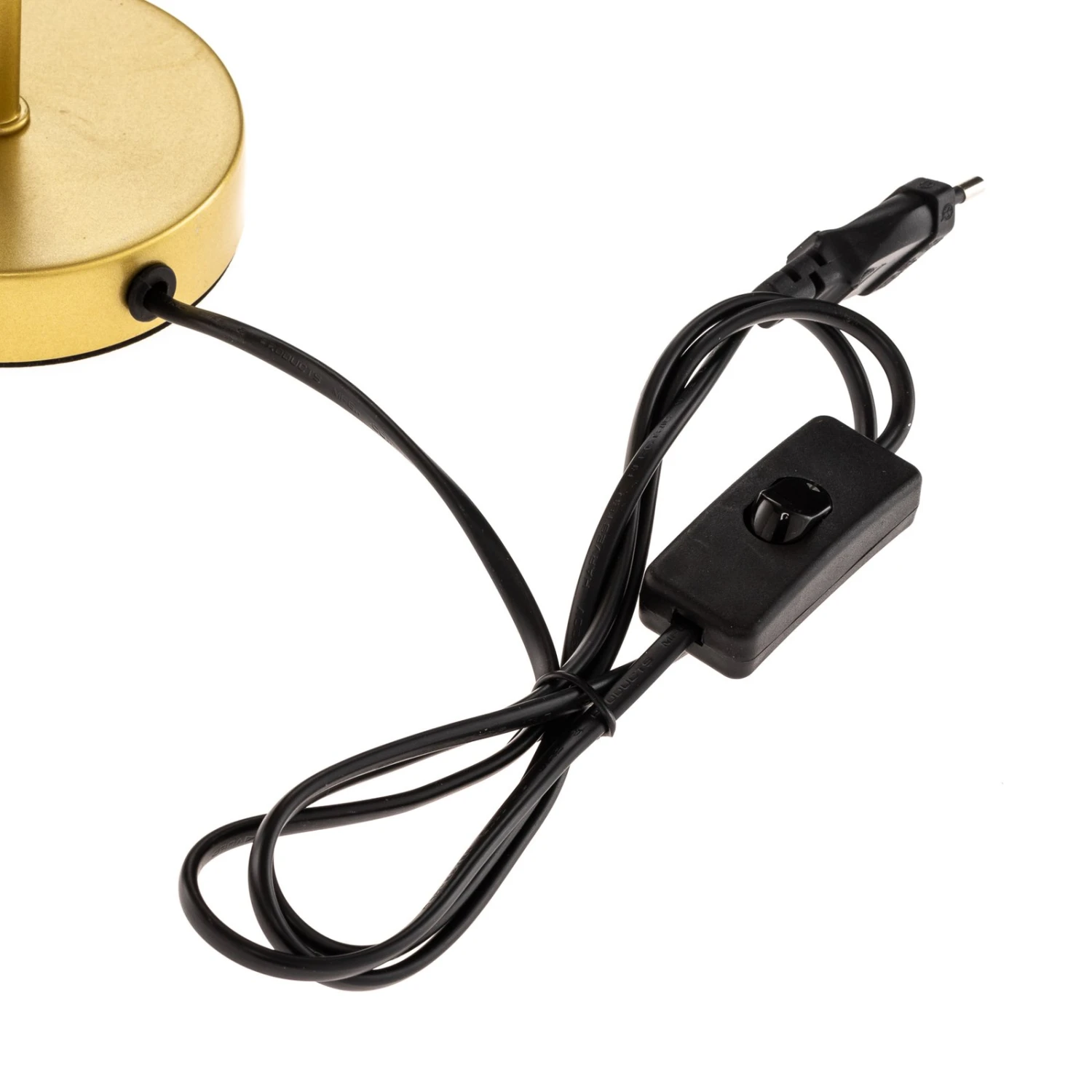 Lámpara De Mesa Aura, Pie Oro, Amarillo/oro 8 Lámpara De Mesa Aura, Pie Oro, Amarillo/oro - Imagen 8