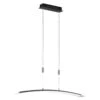 Lámpara Colgante LED Metis, CCT, Negro, 90cm