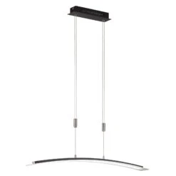 Lámpara Colgante LED Metis, CCT, Negro, 90cm