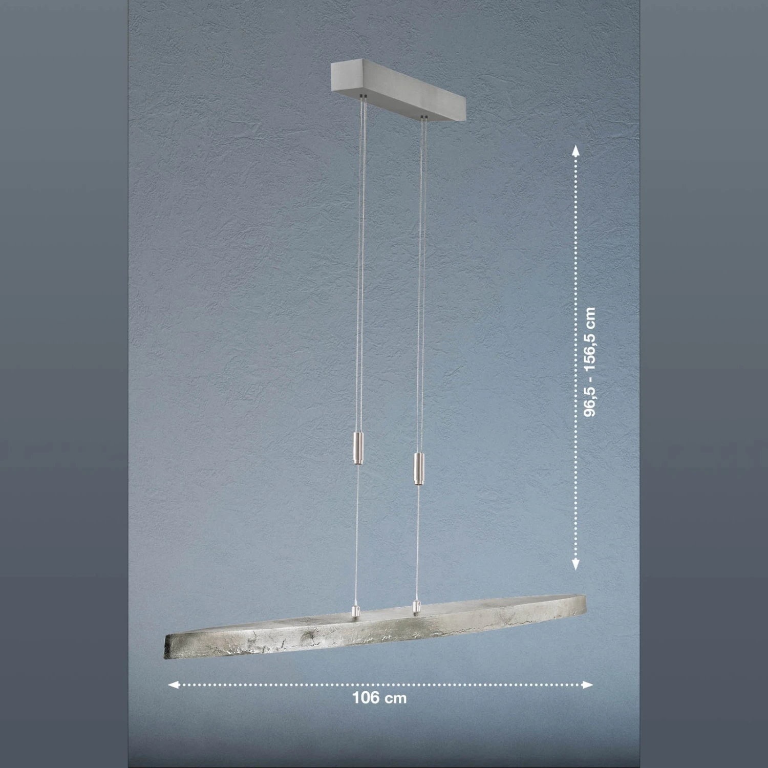 Lámpara Colgante LED Colmar, CCT, Níquel, 106 Cm 3 Lámpara Colgante LED Colmar, CCT, Níquel, 106 Cm - Imagen 3