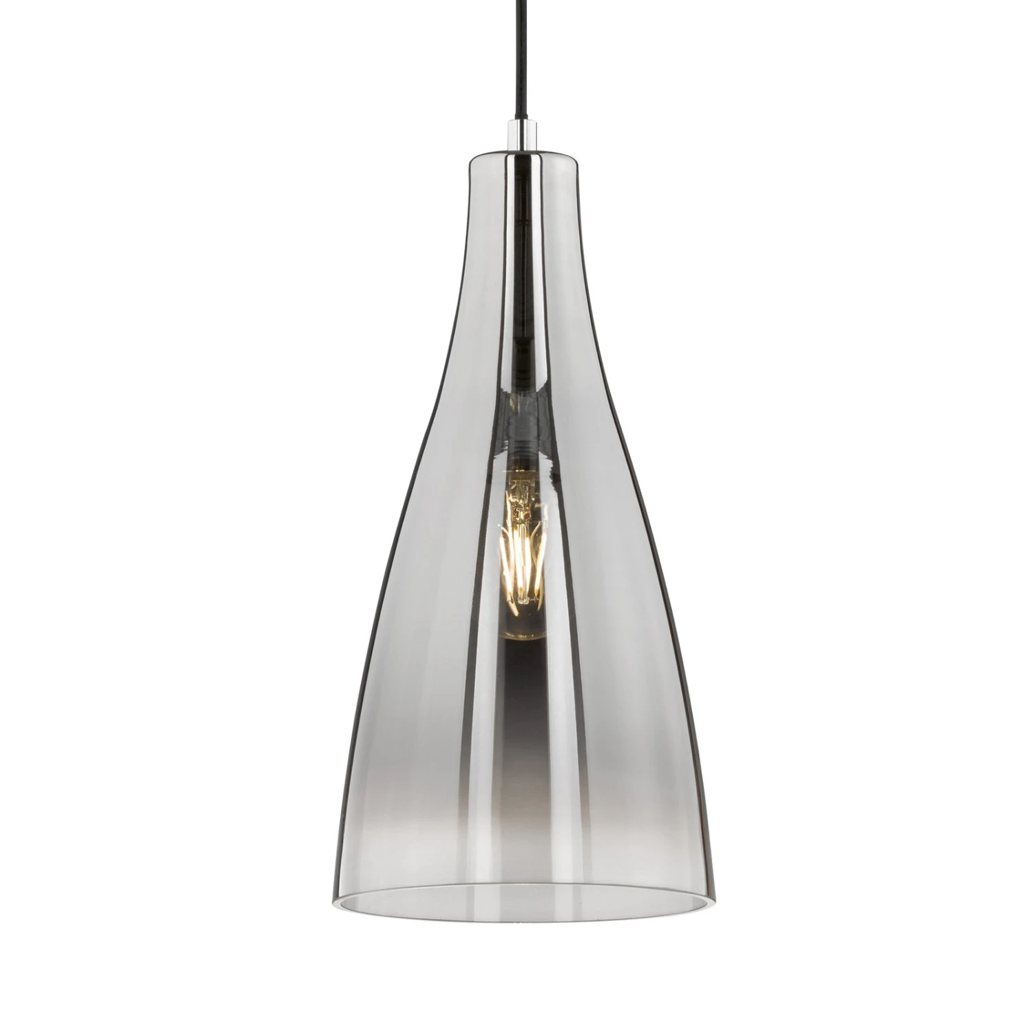 Lámpara Colgante Zeal, Cromo/espejo Claro, Ø 23 Cm 1 Lámpara Colgante Zeal, Cromo/espejo Claro, Ø 23 Cm