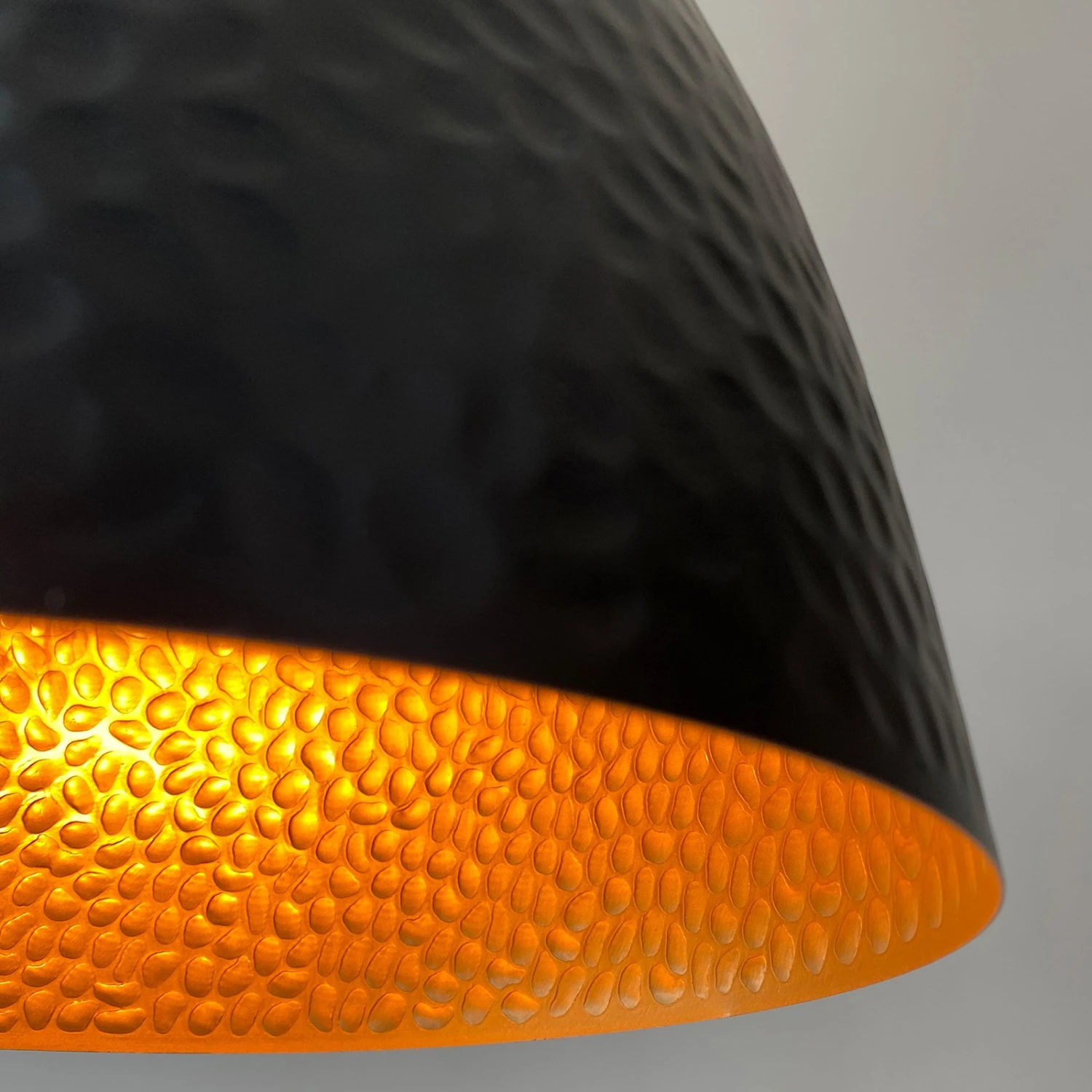 Lámpara Colgante Mylon, Negro/oro, Semiovalado 4 Lámpara Colgante Mylon, Negro/oro, Semiovalado - Imagen 4