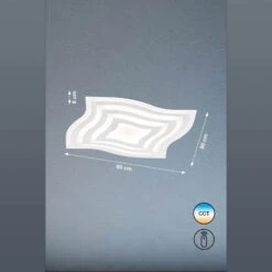Plafón LED Gorden, Curvo, CCT, 60 Cm -Fischer & Honsel 4582049 3